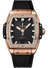 Load image into Gallery viewer, Hublot Spirit Of Big Bang King Gold Diamonds Watch - 39 mm - Black Dial-665.OX.1180.RX.1204 - Luxury Time NYC