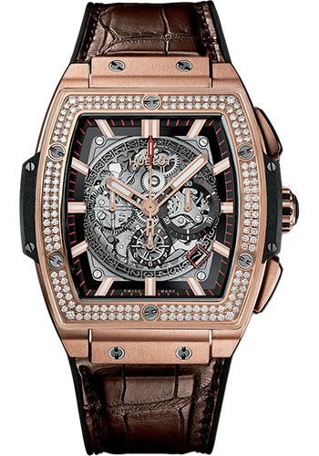 Hublot Spirit Of Big Bang King Gold Diamonds Watch - 45 mm - Sapphire Dial-601.OX.0183.LR.1104 - Luxury Time NYC