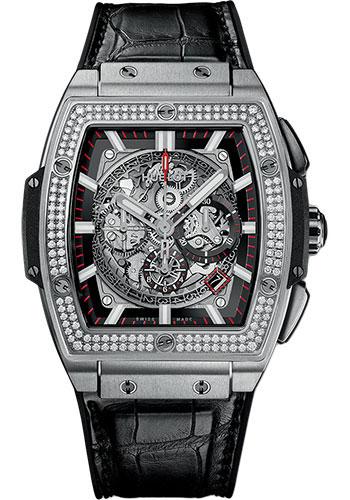 Hublot Spirit Of Big Bang Titanium Diamonds Watch - 45 mm - Sapphire Dial-601.NX.0173.LR.1104 - Luxury Time NYC