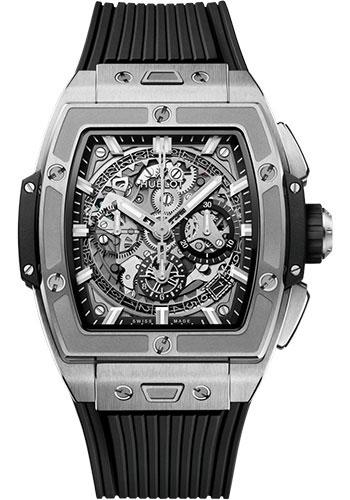 Hublot Spirit of Big Bang Titanium Watch - 42 mm - Sapphire Dial - Black Rubber Strap-642.NX.0170.RX - Luxury Time NYC