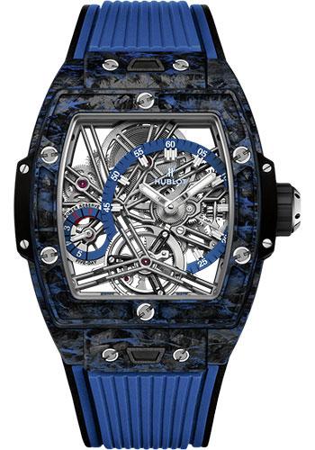 Hublot Spirit Of Big Bang Tourbillon Carbon Blue Watch - 42 mm - Sapphire Crystal Dial Limited Edition of 55-645.QL.7117.RX - Luxury Time NYC
