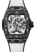 Load image into Gallery viewer, Hublot Spirit of Big Bang Tourbillon Carbon White Watch - 42 mm - Sapphire Dial - Black and White Rubber Strap Limited Edition of 100-645.QW.2012.RW - Luxury Time NYC