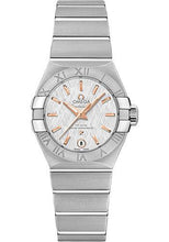 Load image into Gallery viewer, Omega Constellation Co-Axial Master Chronometer Watch - 27 mm Steel Case - White -Silvery Dial - 127.10.27.20.02.001 - Luxury Time NYC