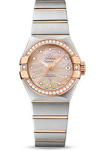 Load image into Gallery viewer, Omega Constellation Co-Axial Watch - 27 mm Steel And Red Gold Case - Diamond-Set Red Gold Bezel - Red Gold Mother-Of-Pearl Dial - Steel Bracelet - 123.25.27.20.57.003 - Luxury Time NYC