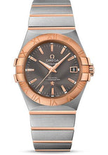 Load image into Gallery viewer, Omega Constellation Co-Axial Watch - 35 mm Steel Case - 18K Red Gold Bezel - Grey Dial - 123.20.35.20.06.002 - Luxury Time NYC