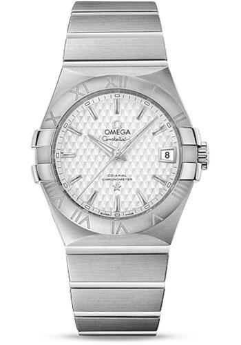 Omega Constellation Co-Axial Watch - 35 mm Steel Case - Silver Dial - 123.10.35.20.02.002 - Luxury Time NYC