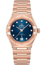 Load image into Gallery viewer, Omega Constellation Manhattan Co-Axial Master Chronometer Watch - 29 mm Sedna Gold Case - Blue Diamond Dial - 131.50.29.20.53.001 - Luxury Time NYC