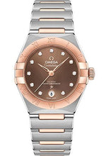 Load image into Gallery viewer, Omega Constellation Manhattan Co-Axial Master Chronometer Watch - 29 mm Steel And Sedna Gold Case - Brown Diamond Dial - 131.20.29.20.63.001 - Luxury Time NYC