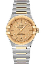 Load image into Gallery viewer, Omega Constellation Manhattan Co-Axial Master Chronometer Watch - 29 mm Steel And Yellow Gold Case - Champagne Dial - 131.20.29.20.08.001 - Luxury Time NYC