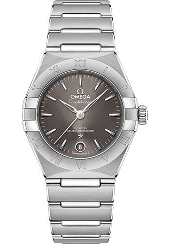Omega Constellation Manhattan Co-Axial Master Chronometer Watch - 29 mm Steel Case - Grey Dial - 131.10.29.20.06.001 - Luxury Time NYC
