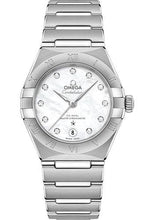 Load image into Gallery viewer, Omega Constellation Manhattan Co-Axial Master Chronometer Watch - 29 mm Steel Case - Mother-Of-Pearl Diamond Dial - 131.10.29.20.55.001 - Luxury Time NYC