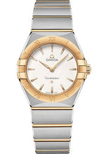 Load image into Gallery viewer, Omega Constellation Manhattan Quartz Watch - 28 mm Steel And Yellow Gold Case - Crystal White Silvery Dial - 131.20.28.60.02.002 - Luxury Time NYC