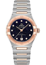 Load image into Gallery viewer, Omega Constellation Omega Co-Axial Master Chronometer - 29 mm Steel And Sedna Gold Case - Blue Glass Diamond Dial - 131.20.29.20.53.002 - Luxury Time NYC