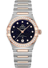 Load image into Gallery viewer, Omega Constellation Omega Co-Axial Master Chronometer - 29 mm Steel And Sedna Gold Case - Diamond Bezel - Blue Glass Diamond Dial - 131.25.29.20.53.002 - Luxury Time NYC