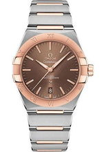 Load image into Gallery viewer, Omega Constellation OMEGA Co-Axial Master Chronometer - 39 mm Steel And Sedna Gold Case - Brown Dial - 131.20.39.20.13.001 - Luxury Time NYC