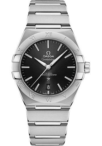 Omega Constellation OMEGA Co-Axial Master Chronometer - 39 mm Steel Case - Black Dial - 131.10.39.20.01.001 - Luxury Time NYC