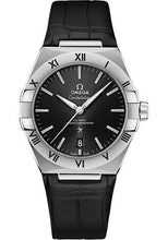 Load image into Gallery viewer, Omega Constellation OMEGA Co-Axial Master Chronometer - 39 mm Steel Case - Black Dial - Black Leather Strap - 131.13.39.20.01.001 - Luxury Time NYC