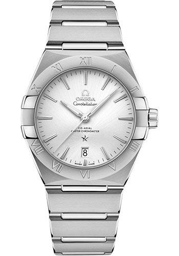 Omega Constellation OMEGA Co-Axial Master Chronometer - 39 mm Steel Case - Silvery Dial - 131.10.39.20.02.001 - Luxury Time NYC