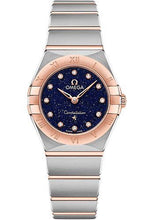 Load image into Gallery viewer, Omega Constellation Quartz - 25 mm Steel And Sedna Gold Case - Blue Glass Diamond Dial - 131.20.25.60.53.002 - Luxury Time NYC