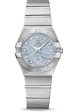 Load image into Gallery viewer, Omega Constellation Quartz 27 mm Watch - 27.0 mm Steel Case - Blue Mother-Of-Pearl Diamond Dial - 123.10.27.60.57.001 - Luxury Time NYC