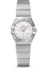 Load image into Gallery viewer, Omega Constellation Quartz Watch - 24 mm Steel Case - White Mother-Of-Pear Diamond Dial - 123.10.24.60.55.003 - Luxury Time NYC
