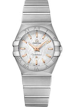 Load image into Gallery viewer, Omega Constellation Quartz Watch - 27 mm Steel Case - White -Silvery Dial - 123.10.27.60.02.004 - Luxury Time NYC