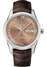 Load image into Gallery viewer, Omega De Ville Hour Vision Co-Axial Master Chronometer Annual Calendar Watch - 41 mm Steel Case - Two-Zone Bronze Dial - Brown Leather Strap - 433.13.41.22.10.001 - Luxury Time NYC