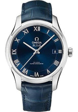 Load image into Gallery viewer, Omega De Ville Hour Vision Co-Axial Master Chronometer Watch - 41 mm Steel Case - Two-Zone Blue Dial - Blue Leather Strap - 433.13.41.21.03.001 - Luxury Time NYC