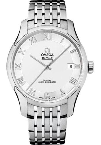 Omega De Ville Hour Vision Co-Axial Master Chronometer Watch - 41 mm Steel Case - Two-Zone -Silver Dial - 433.10.41.21.02.001 - Luxury Time NYC