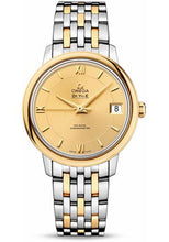 Load image into Gallery viewer, Omega De Ville Prestige Co-Axial Watch - 32.7 mm Steel And Yellow Gold Case - Champagne Dial - 424.20.33.20.08.001 - Luxury Time NYC