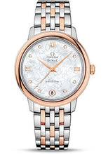 Load image into Gallery viewer, Omega De Ville Prestige Co-Axial Watch - 32.7 mm Steel Case - Red Gold Bezel - Mother-Of-Pearl Dial - Red Gold-Steel Bracelet - 424.20.33.20.55.001 - Luxury Time NYC
