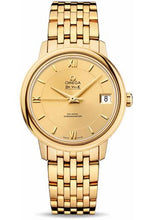 Load image into Gallery viewer, Omega De Ville Prestige Co-Axial Watch - 32.7 mm Yellow Gold Case - Champagne Dial - 424.50.33.20.08.001 - Luxury Time NYC