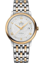 Load image into Gallery viewer, Omega De Ville Prestige Co-Axial Watch - 39.5 mm Steel And Yellow Gold Case - White Silvery Dial - 424.20.40.20.02.001 - Luxury Time NYC