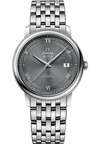 Omega De Ville Prestige Co-Axial Watch - 39.5 mm Steel Case - Grey Dial - 424.10.40.20.06.001 - Luxury Time NYC