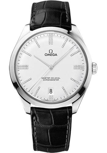 Omega De Ville Tresor Master Co-Axial Limited Edition of 88 Watch - 40 mm White Gold Case - Domed -Silver Dial - Black Leather Strap - 432.53.40.21.52.001 - Luxury Time NYC