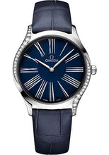 Load image into Gallery viewer, Omega De Ville Tresor Quartz Watch - 36 mm Steel Case - Blue Dial - Blue Leather Strap - 428.18.36.60.03.001 - Luxury Time NYC