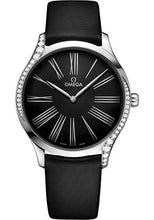 Load image into Gallery viewer, Omega De Ville Tresor Quartz Watch - 39 mm Steel Case - Black Dial - Black Fabric Strap - 428.17.39.60.01.001 - Luxury Time NYC