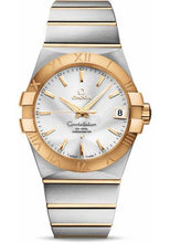Load image into Gallery viewer, Omega Gents Constellation Chronometer Watch - 38 mm Brushed Steel And Yellow Gold Case - Silver Dial - 123.20.38.21.02.002 - Luxury Time NYC