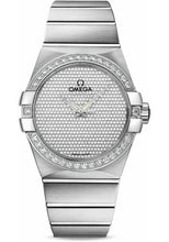 Load image into Gallery viewer, Omega Gents Constellation Jewellery Watch - 38 mm Brushed White Gold Case - Diamond Bezel - Diamond Paved Dial - 123.55.38.20.99.001 - Luxury Time NYC