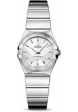 Load image into Gallery viewer, Omega Ladies Constellation Polished Quartz Watch - 24 mm Polished Steel Case - Silver Dial - Steel Bracelet - 123.10.24.60.02.002 - Luxury Time NYC