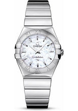 Load image into Gallery viewer, Omega Ladies Constellation Polished Quartz Watch - 27 mm Polished Steel Case - Mother-Of-Pearl Dial - Steel Bracelet - 123.10.27.60.05.002 - Luxury Time NYC