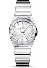 Load image into Gallery viewer, Omega Ladies Constellation Polished Quartz Watch - 27 mm Polished Steel Case - Silver Dial - Steel Bracelet - 123.10.27.60.02.002 - Luxury Time NYC
