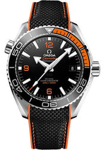 Load image into Gallery viewer, Omega Planet Ocean 600 M Omega Co-axial Master Chronometer Watch - 43.5 mm Steel Case - Unidirectional Black Ceramic Bezel - Black Ceramic Dial - Black Structured Rubber Strap - 215.32.44.21.01.001 - Luxury Time NYC