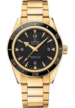 Load image into Gallery viewer, Omega Seamaster 300 Master Co-Axial Watch - 41 mm Yellow Gold Case - Unidirectional Bezel - Black Dial - 233.60.41.21.01.002 - Luxury Time NYC