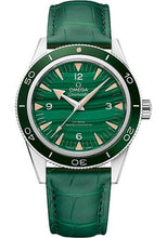 Load image into Gallery viewer, Omega Seamaster 300 Omega Co-Axial Master Chronometer - 41 mm Platinum Case - Deep Green Dial - Green Leather Strap - 234.93.41.21.99.001 - Luxury Time NYC