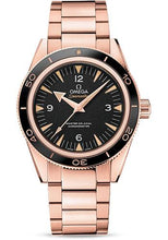 Load image into Gallery viewer, Omega Seamaster 300 Omega Master Co-Axial Watch - 41 mm Brushed And Polished Sedna Gold Case - Unidirectional Sedna Gold Bezel - Black Dial - 233.60.41.21.01.001 - Luxury Time NYC