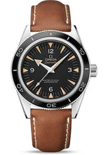 Load image into Gallery viewer, Omega Seamaster 300 Omega Master Co-Axial Watch - 41 mm Steel Case - Black Dial - Brown Leather Strap - 233.32.41.21.01.002 - Luxury Time NYC