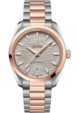 Load image into Gallery viewer, Omega Seamaster Aqua Terra 150M Co-Axial Master Chronometer Ladies Watch - 38 mm Steel And Sedna Gold Case - Waved Agate Grey Dial - 220.20.38.20.06.001 - Luxury Time NYC