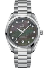 Load image into Gallery viewer, Omega Seamaster Aqua Terra 150M Co-Axial Master Chronometer Ladies Watch - 38 mm Steel Case - Tahiti Mother-Of-Pearl Diamond Dial - 220.10.38.20.57.001 - Luxury Time NYC