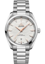 Load image into Gallery viewer, Omega Seamaster Aqua Terra 150M Co-Axial Master Chronometer Ladies Watch - 38 mm Steel Case - Waved Silvery Dial - 220.10.38.20.02.002 - Luxury Time NYC